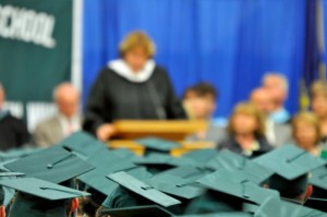 Photo: School graduation ceremony